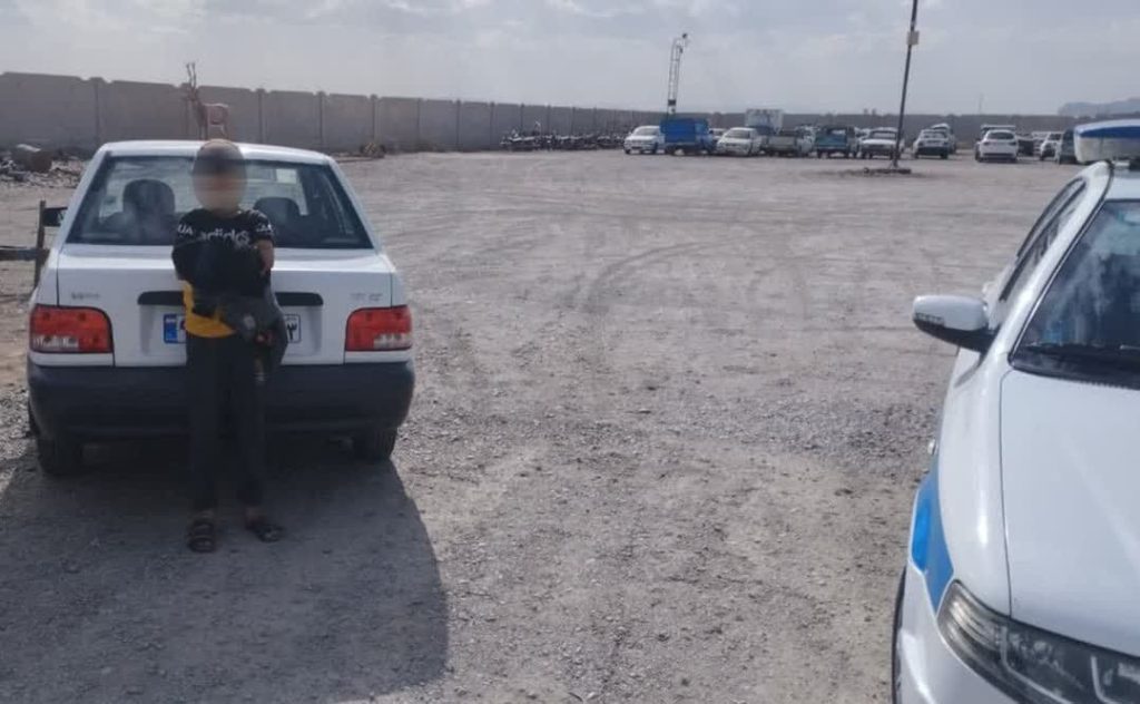 رانندگی کودک ۱۲ ساله با پراید؛ توقیف جنجالی خودروی خانواده‌ها پس از پخش ویدئو!