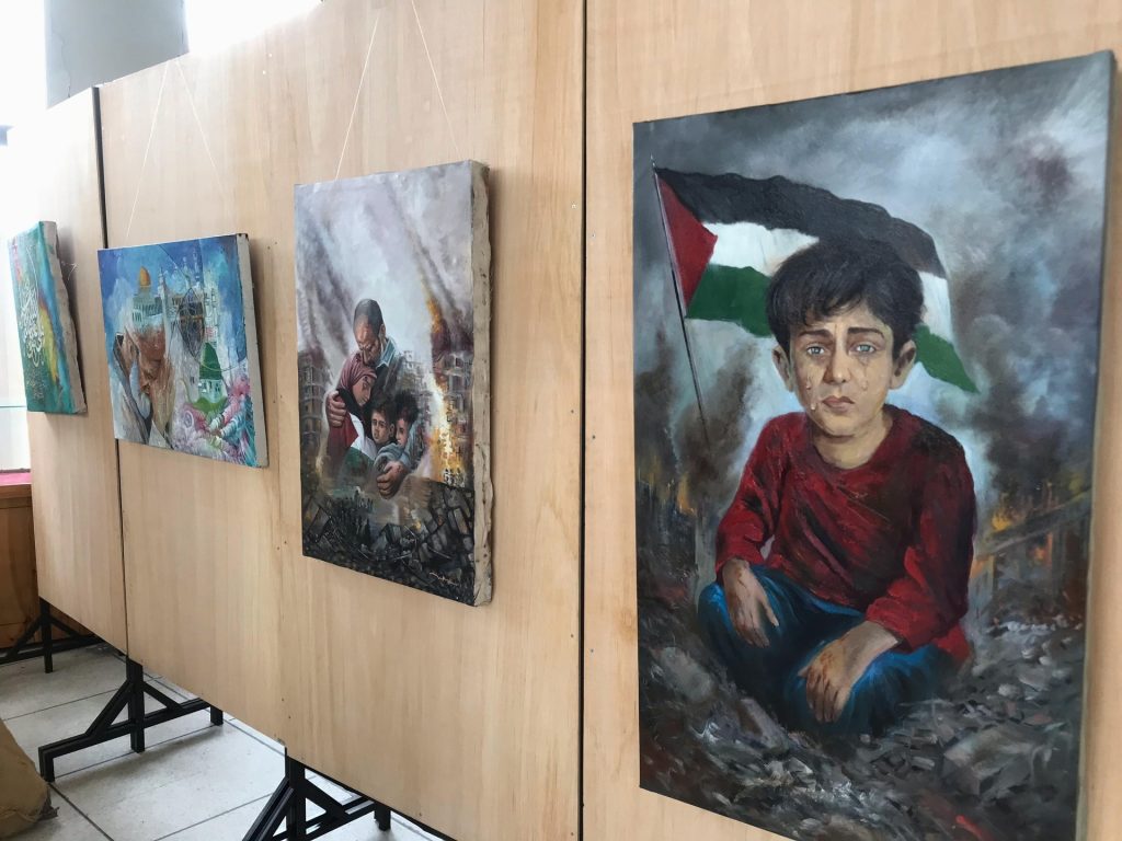 «نمایش جنجالی هنر برای غزه: پایتخت پاکستان در کانون توجهات»