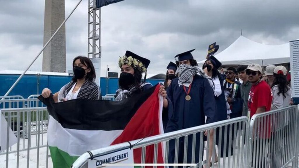 جشن فارغ‌التحصیلی: حمایت از فلسطین در دل آمریکا؛ تب و تاب مخالفت‌ها!
