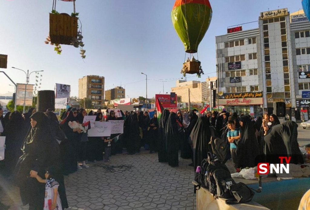تجمع پرشور دانشجویان سمنان برای حمایت از مردم مظلوم فلسطین + تصاویر جنجالی!